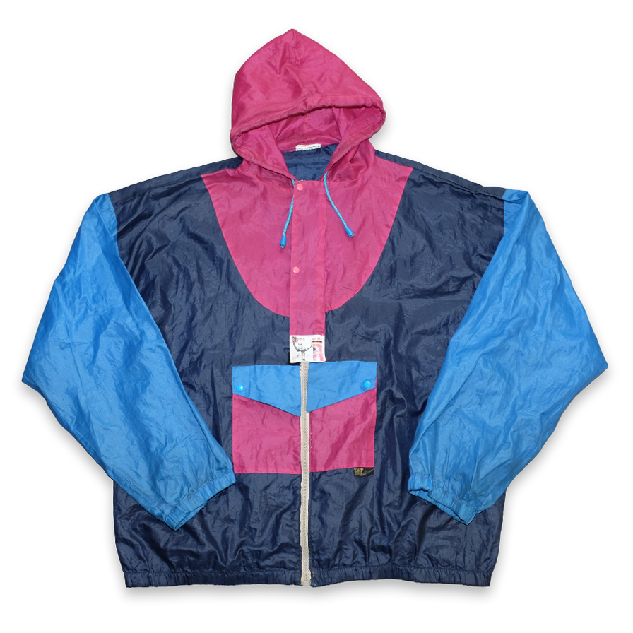 Vintage Hooded Windbreaker Large / XLarge - Double Double Vintage