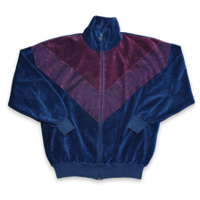 Vintage Velour Track Jacket Large - Double Double Vintage