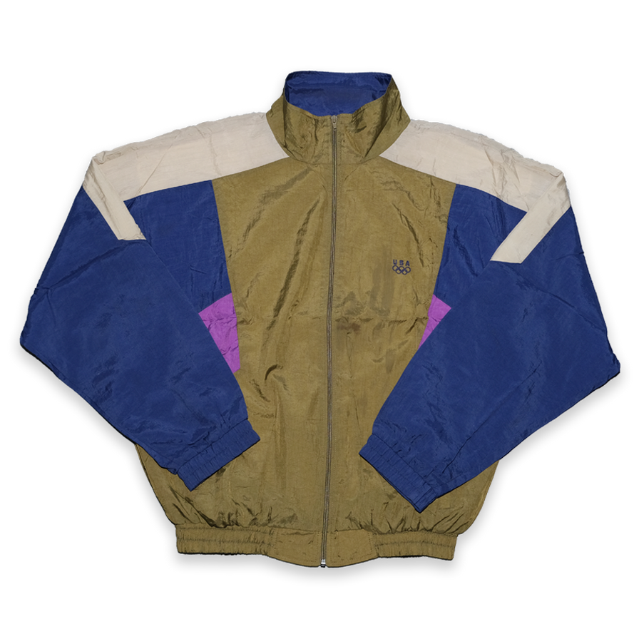 Vintage USA Olympics Track Jacket Large / XLarge - Double Double Vintage
