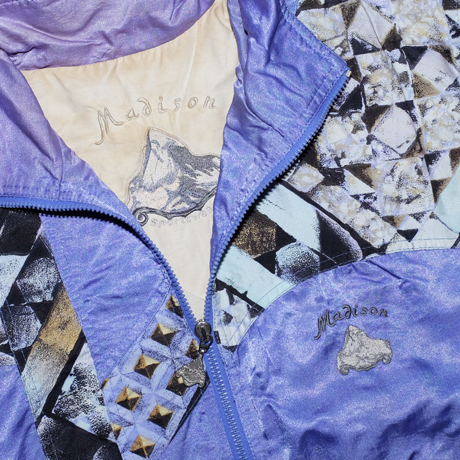 Vintage Pattern Track Jacket Large