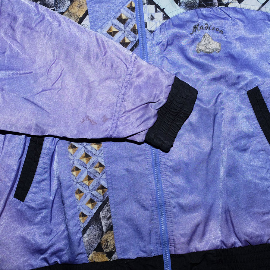 Vintage Pattern Track Jacket Large