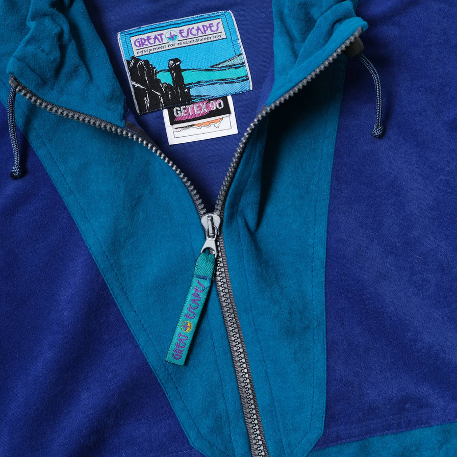 Vintage Velour Track Jacket Large