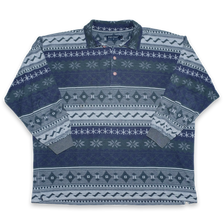 Vintage Pattern Long Polo XLarge - Double Double Vintage