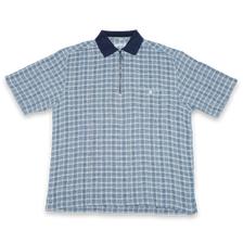 Vintage Pattern Zip Polo Medium / Large - Double Double Vintage