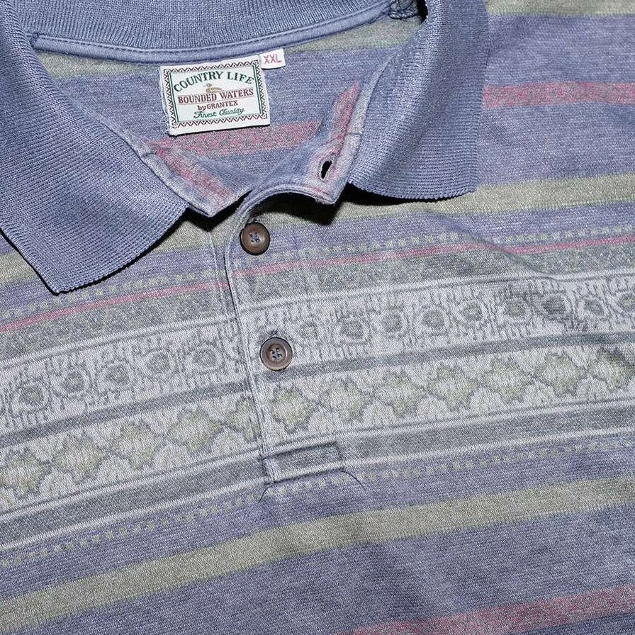 Vintage Striped Pattern Sweater XXL