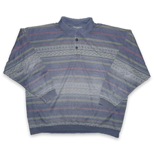 Vintage Striped Pattern Sweater XXL