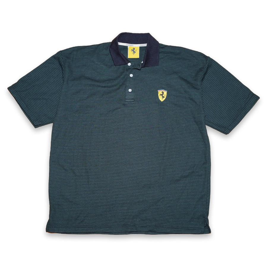 Vintage Ferrari Polo Shirt XLarge - Double Double Vintage