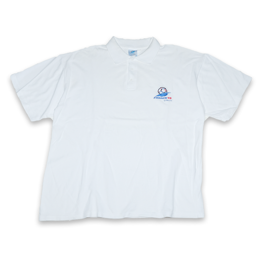 Vintage France World Cup 98 Polo XLarge - Double Double Vintage