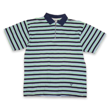 Vintage Striped Polo Shirt Large - Double Double Vintage