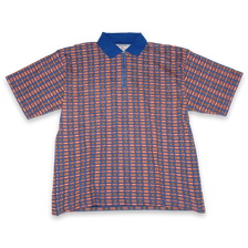 Vintage Pattern Zip Polo XLarge - Double Double Vintage