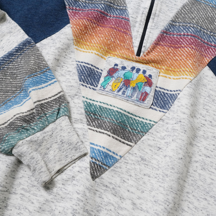 Vintage Q-Zip Sweater Large