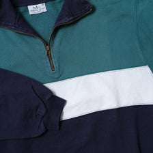 Vintage Color Blocking Q-Zip Sweater Large / XLarge