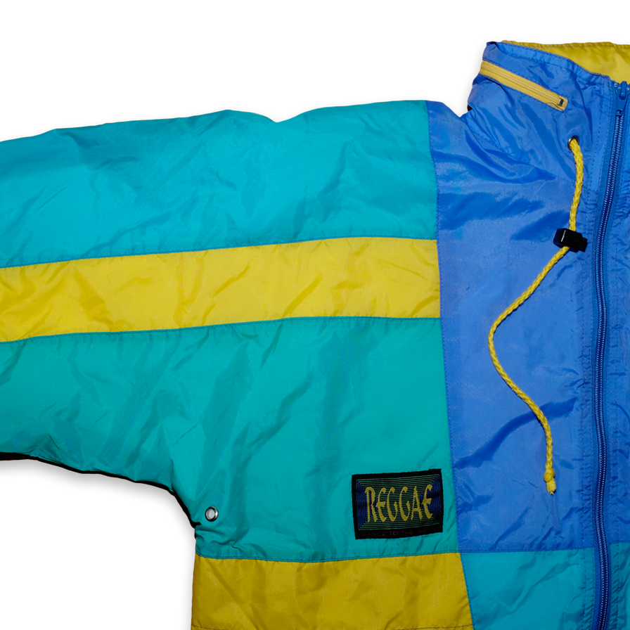 Color Blocking Rainjacket Large - Double Double Vintage