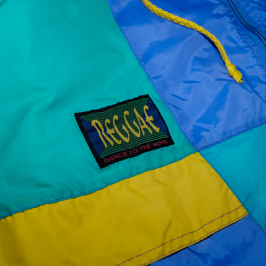 Color Blocking Rainjacket Large - Double Double Vintage