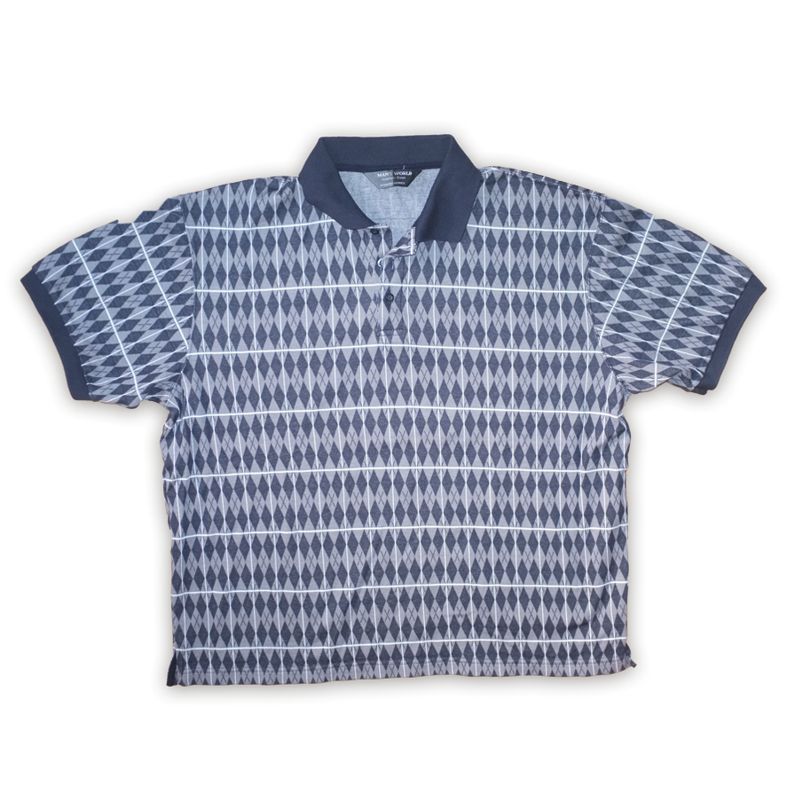 Vintage Plaid Polo Large / XLarge - Double Double Vintage