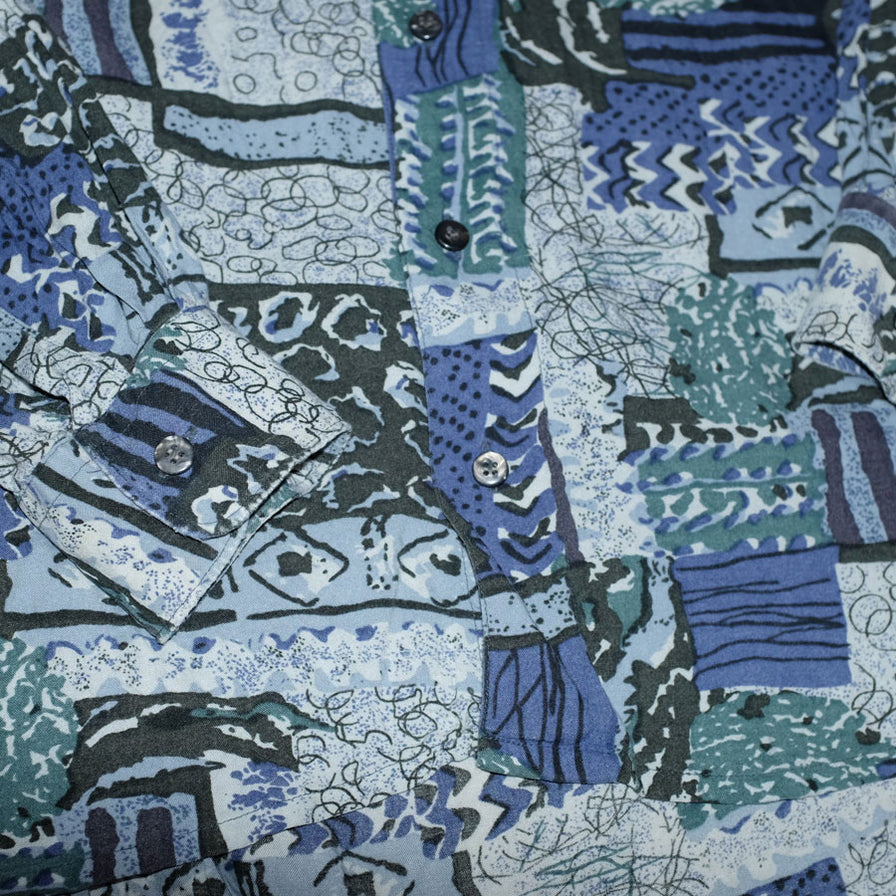 Vintage Abstract Shirt Medium / Large - Double Double Vintage