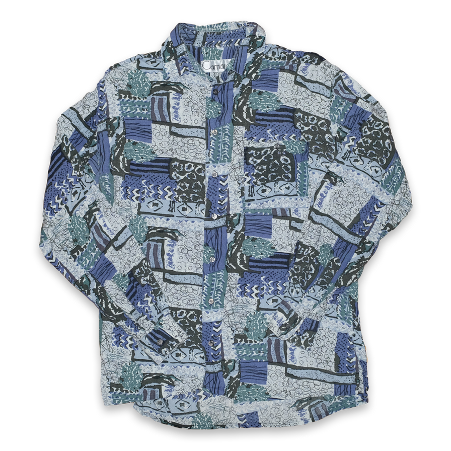 Vintage Abstract Shirt Medium / Large - Double Double Vintage