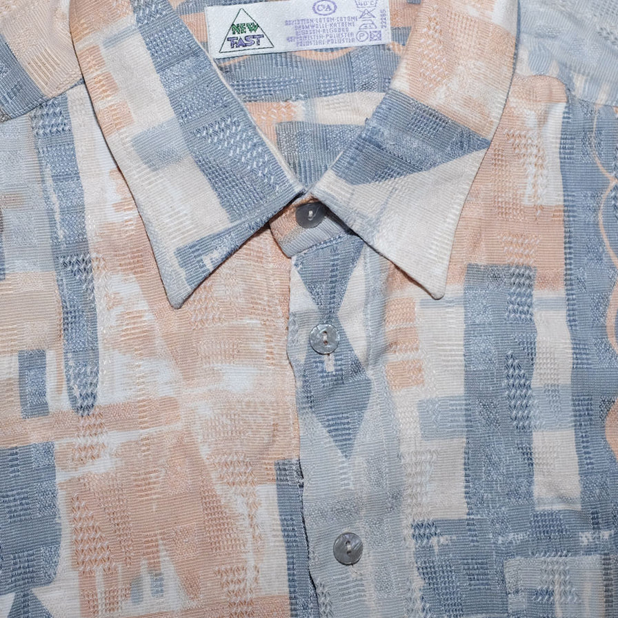 Vintage abstract Shirt Large - Double Double Vintage