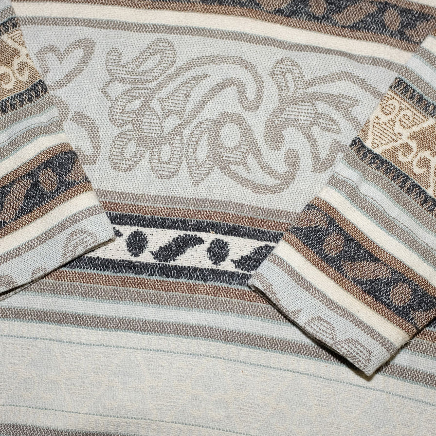 Vintage Pattern Long Polo Large - Double Double Vintage