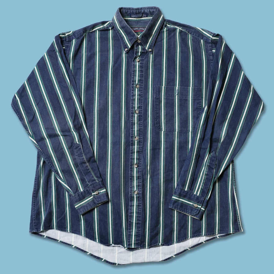 Vintage Vertical Striped Shirt Large / XLarge