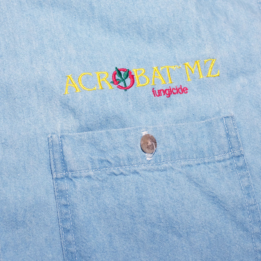 Vintage Fungicide Denim Shirt Large - Double Double Vintage