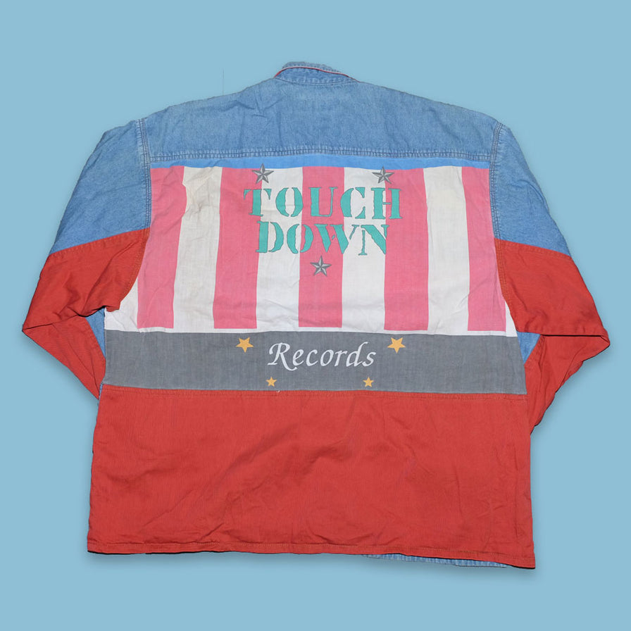 Vintage Pattern Denim Shirt XLarge - Double Double Vintage