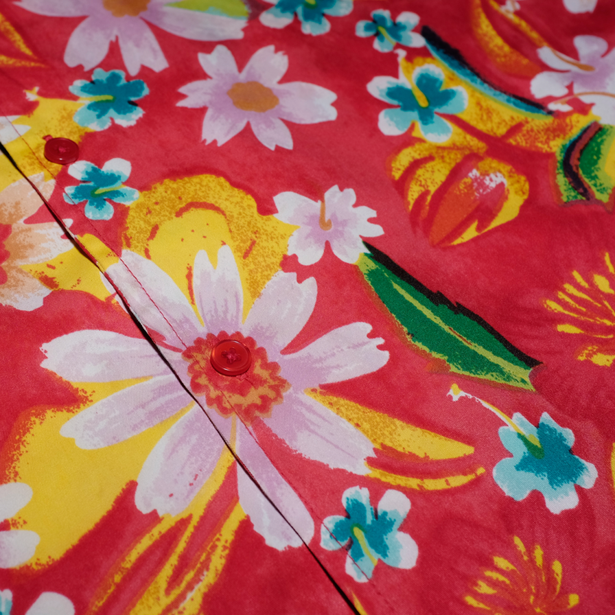 Hawaii Floral Shirt Large - Double Double Vintage