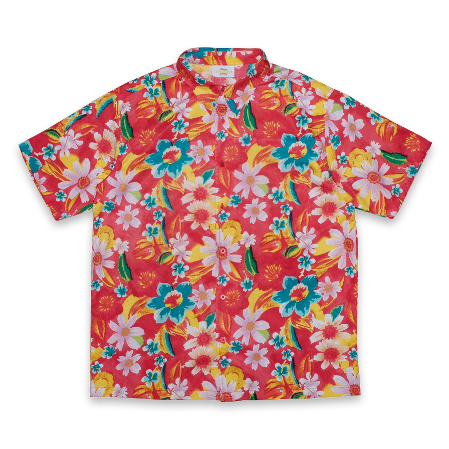Hawaii Floral Shirt Large - Double Double Vintage