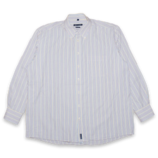 Vintage Striped Multicolor Shirt XLarge - Double Double Vintage