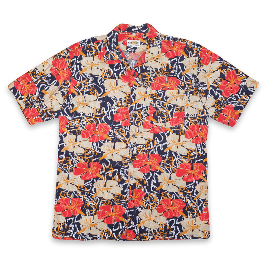 Floral Pattern Shirt XLarge - Double Double Vintage