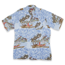 Vintage Pattern Tropical Island Shirt Large - Double Double Vintage
