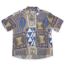 Vintage Pattern Shirt XLarge - Double Double Vintage