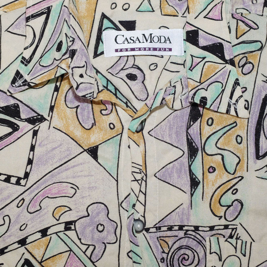 Vintage Pattern Shirt XLarge - Double Double Vintage