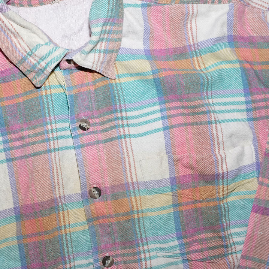 Vintage Pattern Flannell Shirt XLarge - Double Double Vintage