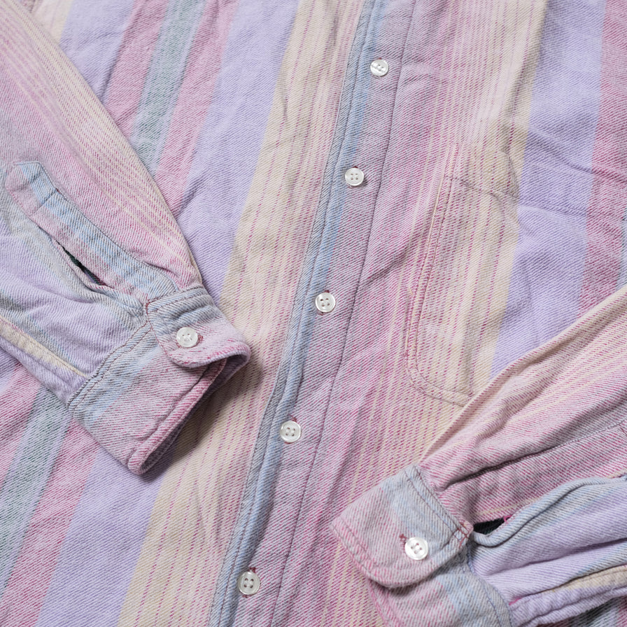 Vintage Striped Flannell Shirt XLarge