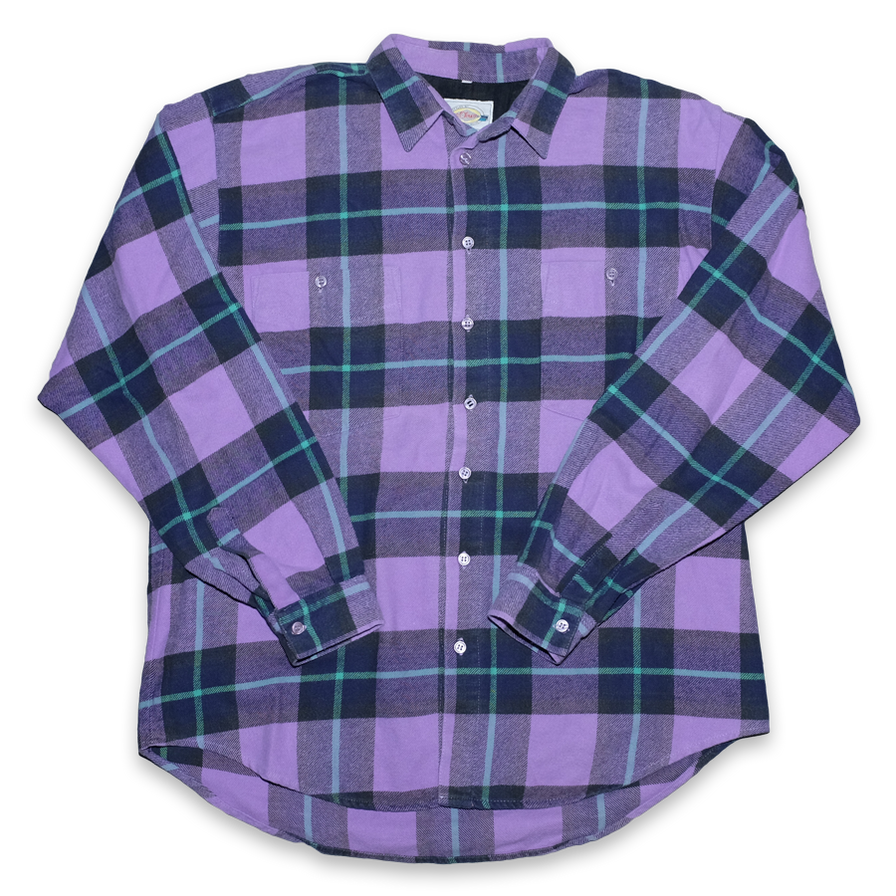 Vintage Flannell Shirt Large - Double Double Vintage