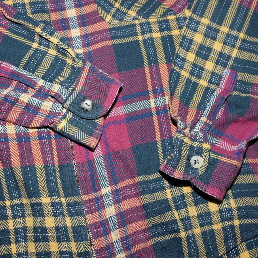 Vintage Flannell Zip Shirt Large