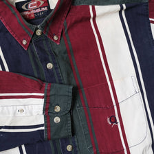 Vintage Vertical Striped Shirt XLarge