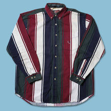Vintage Vertical Striped Shirt XLarge