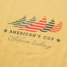 Vintage Sailing Americas Cup T-Shirt Large / XLarge