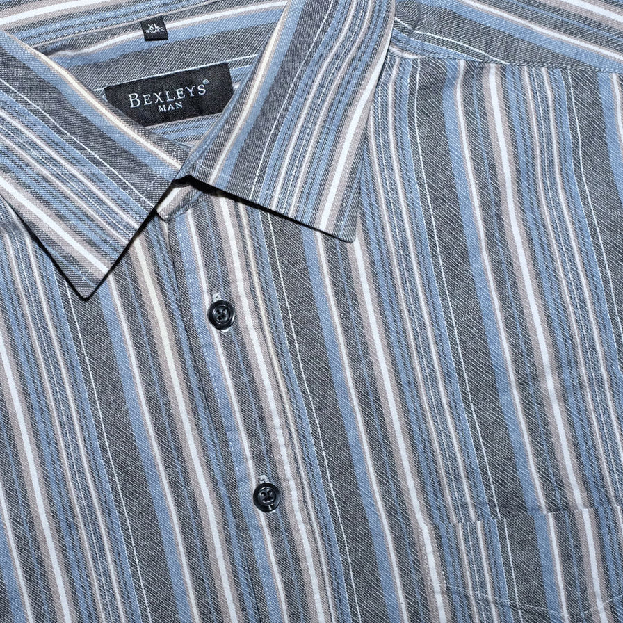 Vintage Vertical Stripe Shirt Large / XLarge - Double Double Vintage