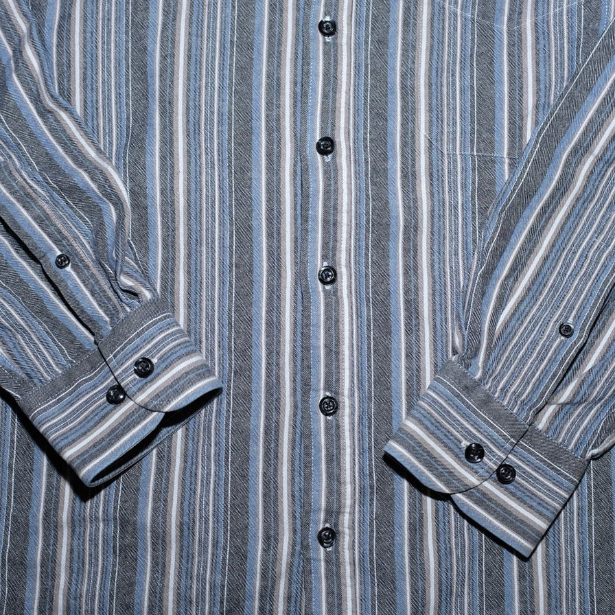 Vintage Vertical Stripe Shirt Large / XLarge - Double Double Vintage