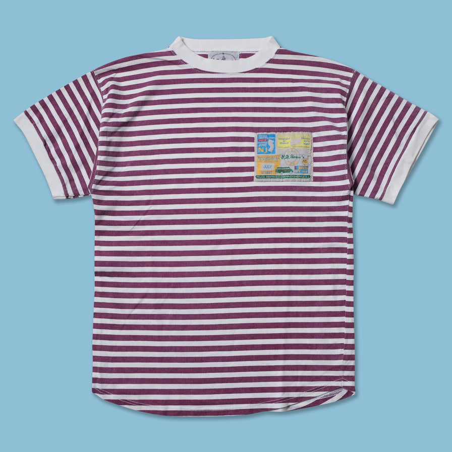 Vintage Striped T-Shirt Large