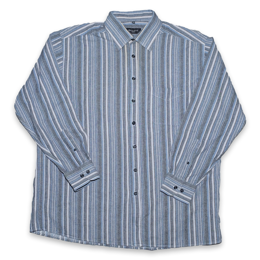 Vintage Vertical Stripe Shirt Large / XLarge - Double Double Vintage