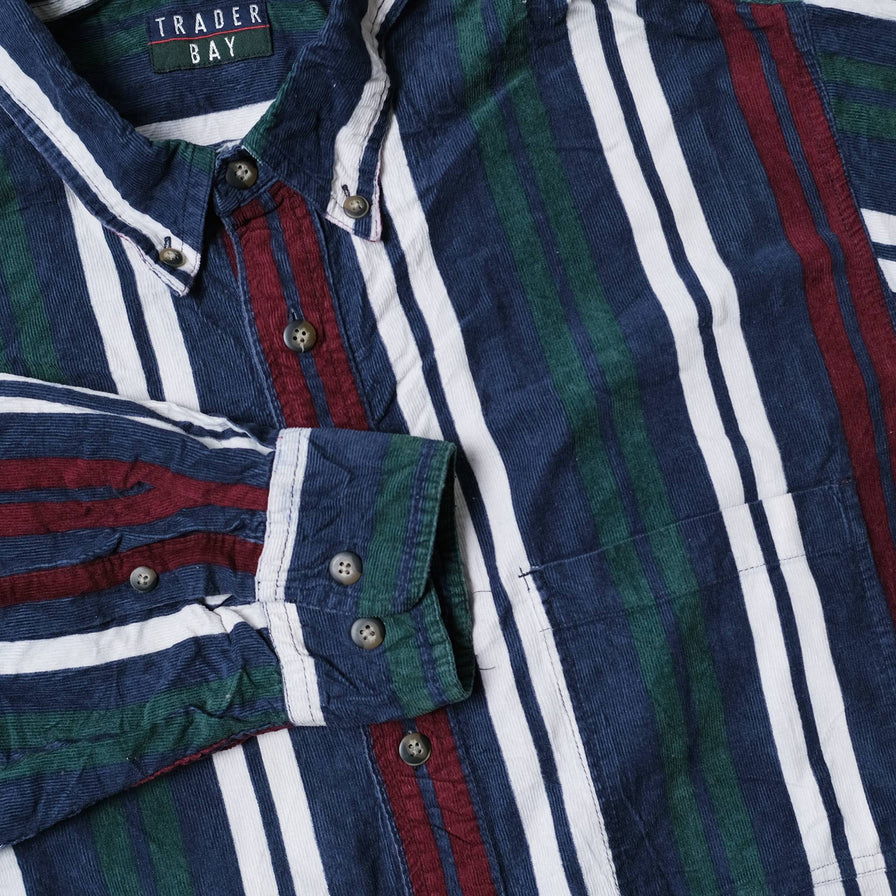 Vintage Vertical Striped Shirt Large / XLarge