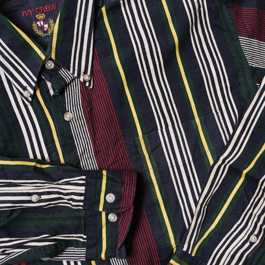 Vintage Vertical Striped Shirt Large / XLarge