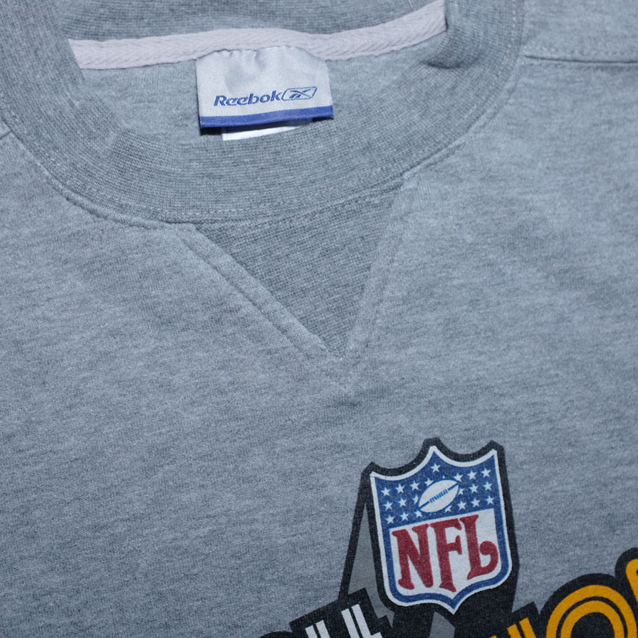 Reebok Steelers Sweater Large - Double Double Vintage