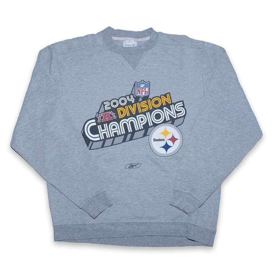 Reebok Steelers Sweater Large - Double Double Vintage