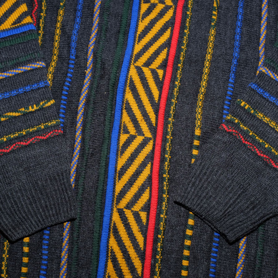 Vintage Q-Zip Knit Sweater Large - Double Double Vintage