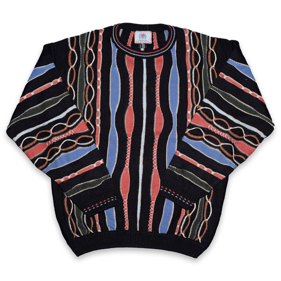 Vintage Coogi Style Sweater Medium / Large - Double Double Vintage